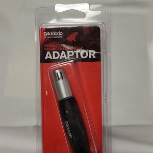 D'addario adaptor female XLR balanced female 1/4".